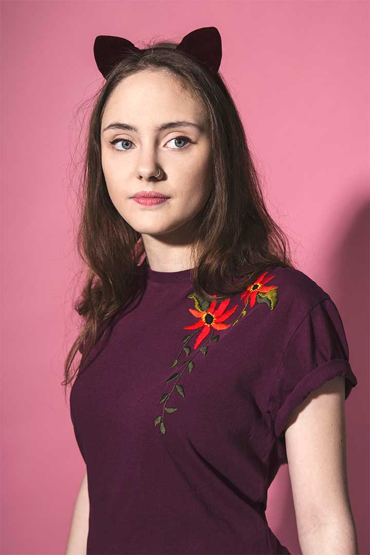 Żyj pięknie - Ozdób koszulkę kwiatowym haftem
